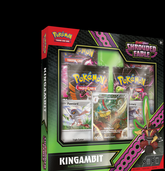 Pokémon Scarlet & Violet Shrouded Fable Illustration Rare Collection Kingambit